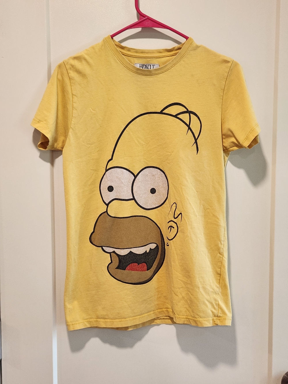 Homer Simpson Big Head Graphic Tee Size Small